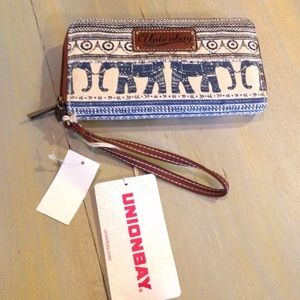 Unionbay Wallet! Boho Elephants NEW NWT!